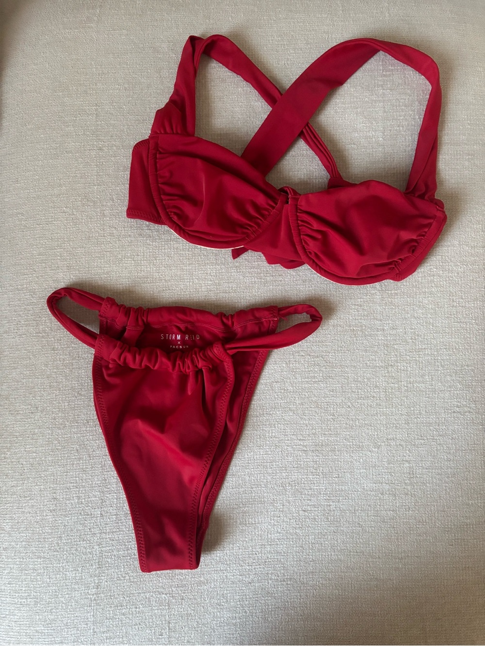 PacSun Crimson Underwire Bikini Set